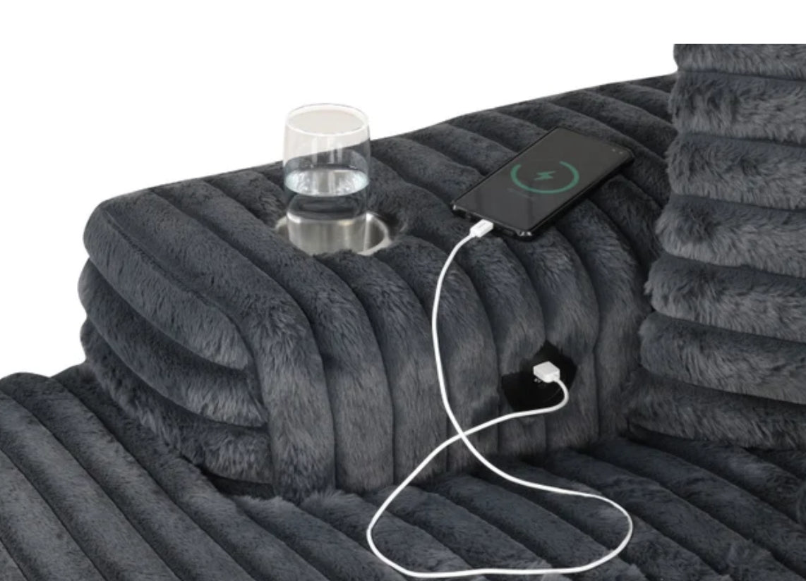 2200 Softline chaise black