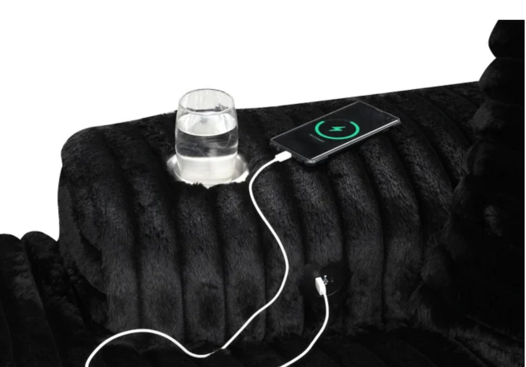 2200 Softline chaise black