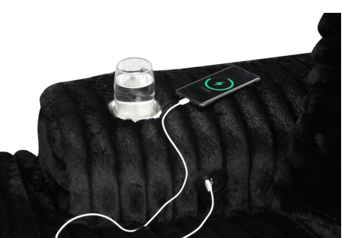 2200 Softline chaise black