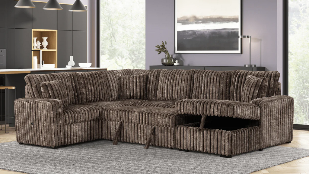5500 MetroSleep Sectional
 (brown)