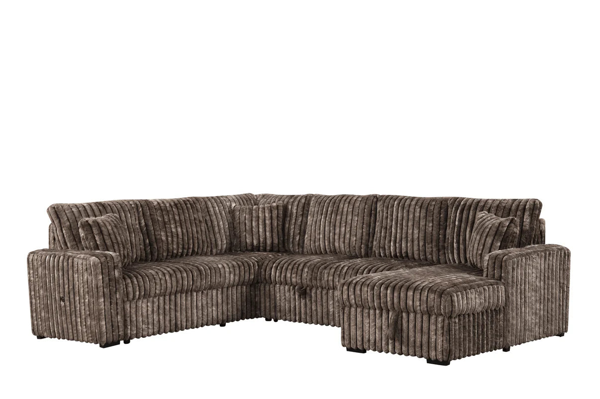 5500 MetroSleep Sectional
 (brown)